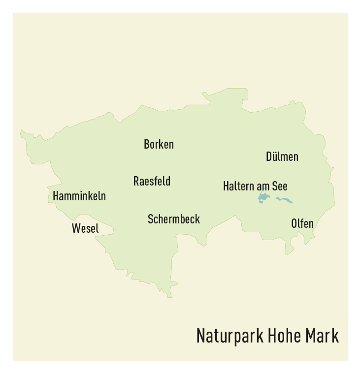 Naturpark Hohe Mark - Hohe Mark Steig | Mein Band zur Natur